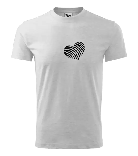 Dětské tričko Otisk srdce