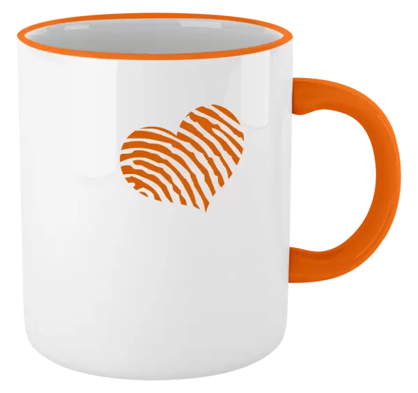 Hrnček Odtlačok srdca