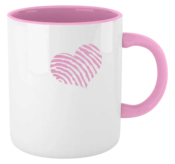 Hrnček  Odtlačok srdca