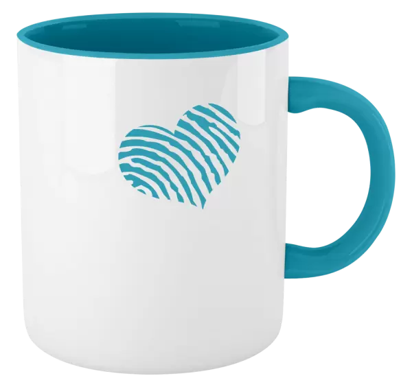 Hrnček  Odtlačok srdca