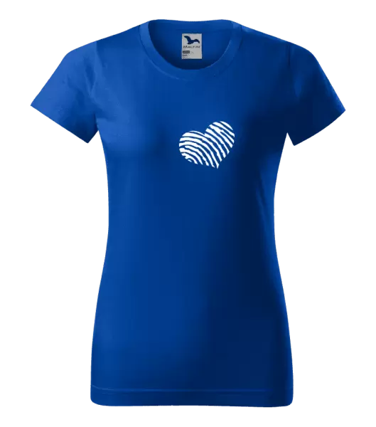 Dámske tričko Odtlačok srdca