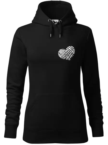 Dámská mikina Otisk srdce