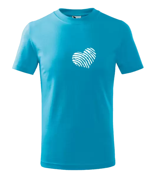 Dětské tričko Otisk srdce