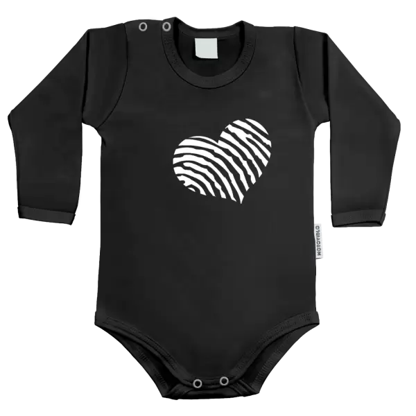 Dětské body Otisk srdce