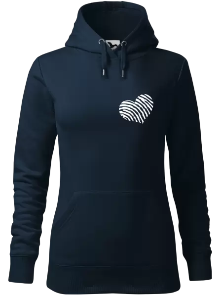 Dámská mikina Otisk srdce