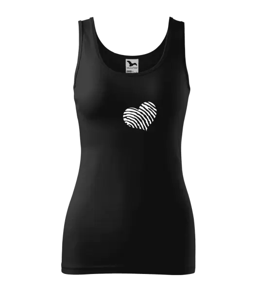 Dámske tielko Odtlačok srdca