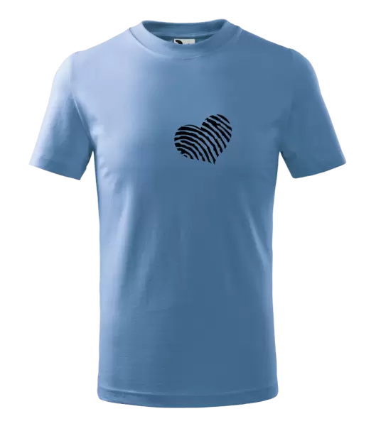 Dětské tričko Otisk srdce