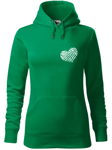 Dámská mikina Otisk srdce