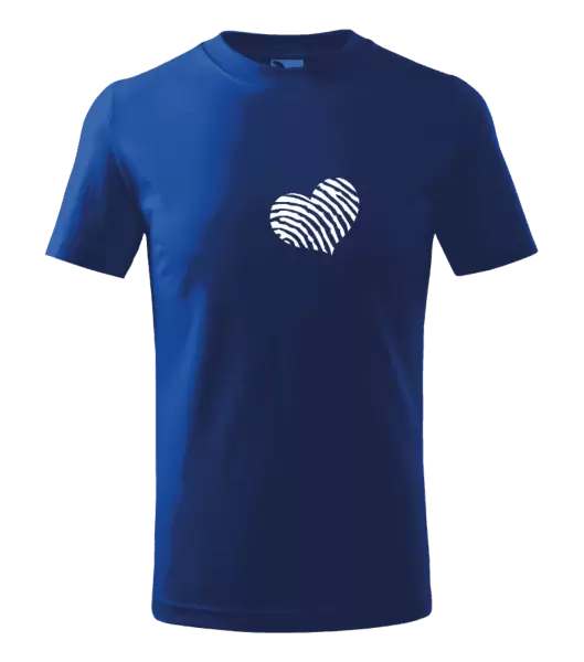 Dětské tričko Otisk srdce