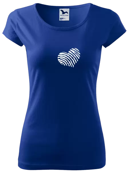 Dámské tričko Otisk srdce