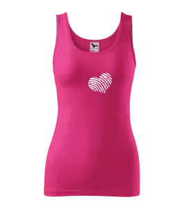 Dámské tílko Otisk srdce