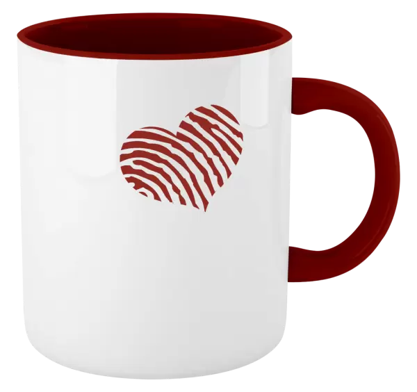 Hrnček  Odtlačok srdca