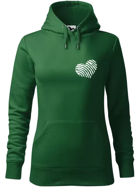 Dámská mikina Otisk srdce