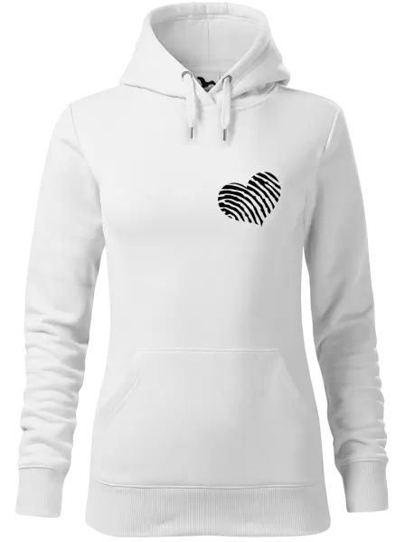 Dámská mikina Otisk srdce