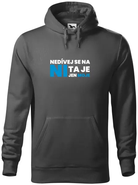 Pánská mikina Nedívej se na ni