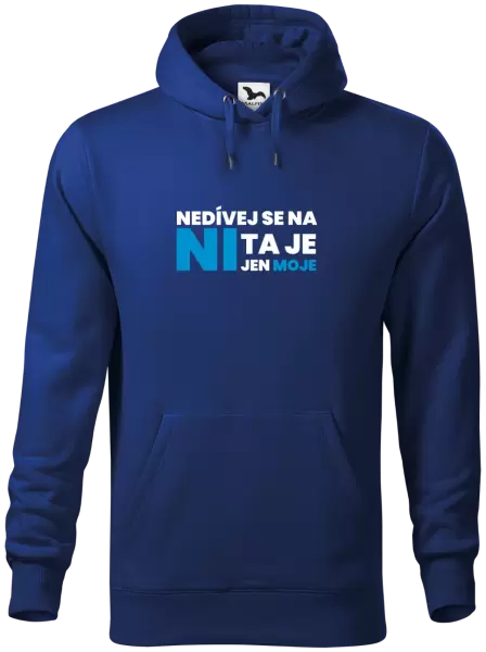 Pánská mikina Nedívej se na ni