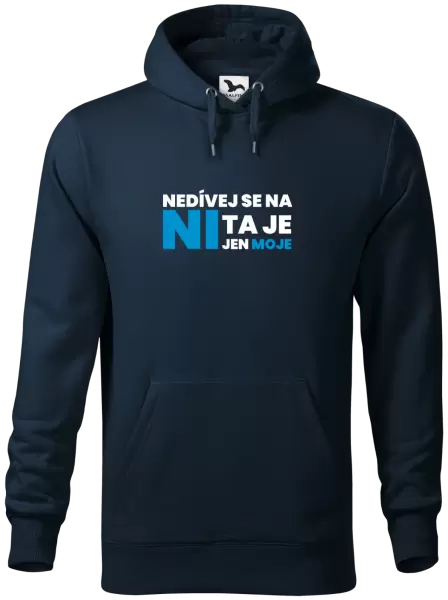 Pánská mikina Nedívej se na ni