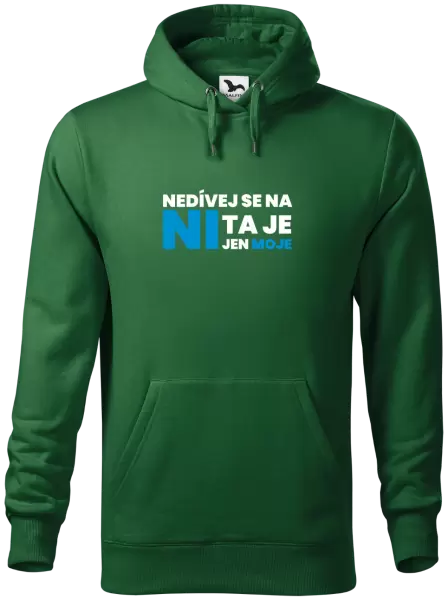 Pánská mikina Nedívej se na ni