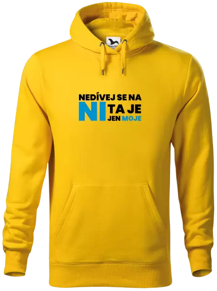 Pánská mikina Nedívej se na ni