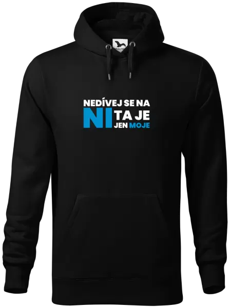 Pánská mikina Nedívej se na ni