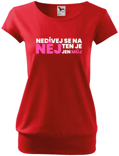Dámské tričko Nedívej se na něj