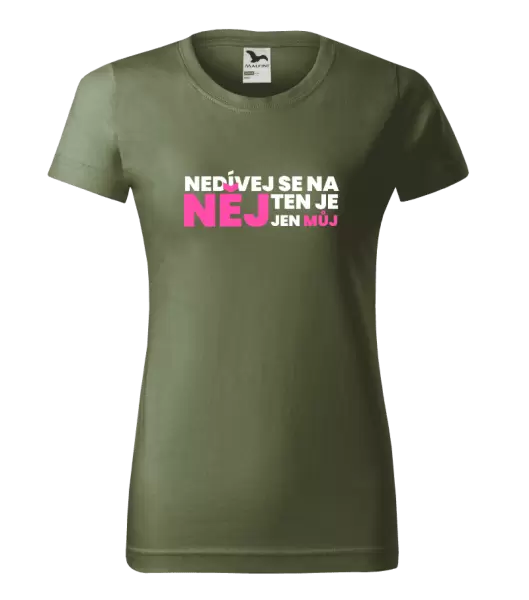 Dámské tričko Nedívej se na něj