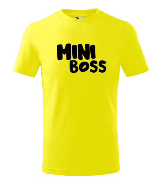 Dětské tričko Mini Boss