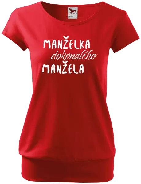 Dámské tričko Manželka dokonalého manžela