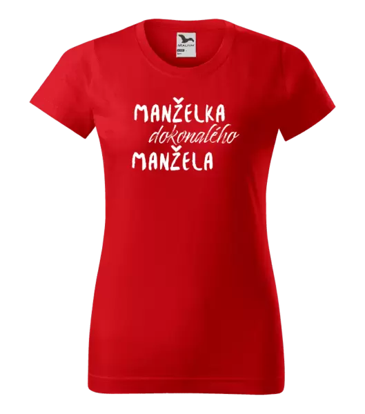 Dámské tričko Manželka dokonalého manžela