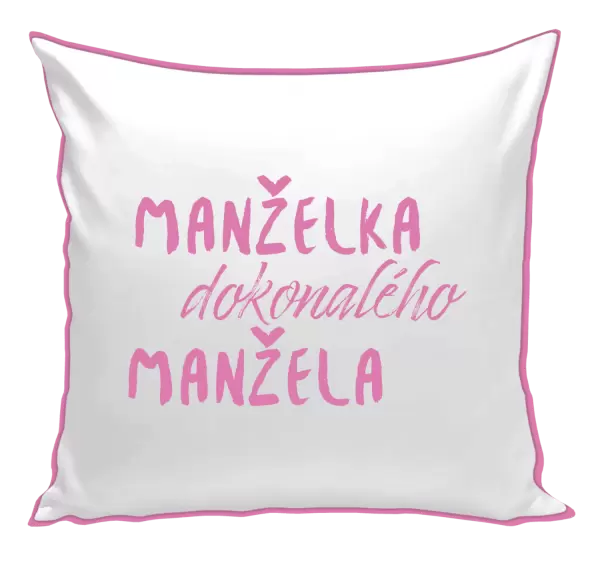 Polštář Manželka dokonalého manžela