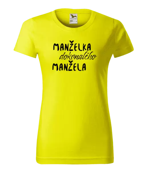 Dámské tričko Manželka dokonalého manžela