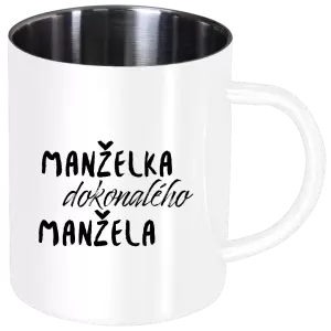 Nerezový hrnek Manželka dokonalého manžela