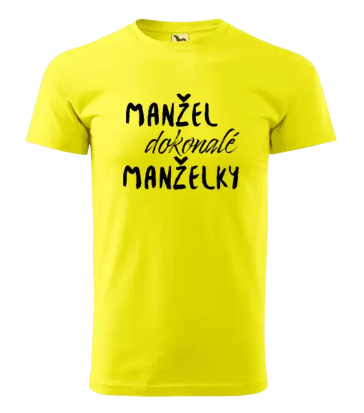 Pánské tričko Manžel dokonalé manželky