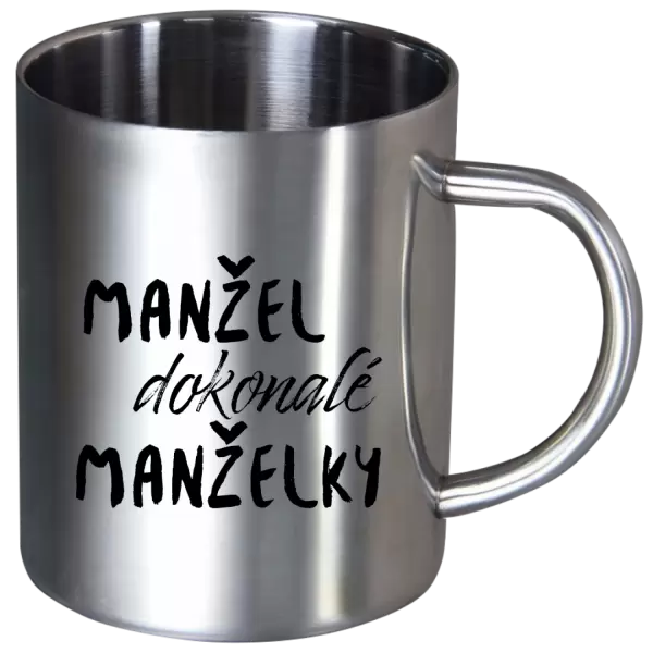 Nerezový hrnek Manžel dokonalé manželky