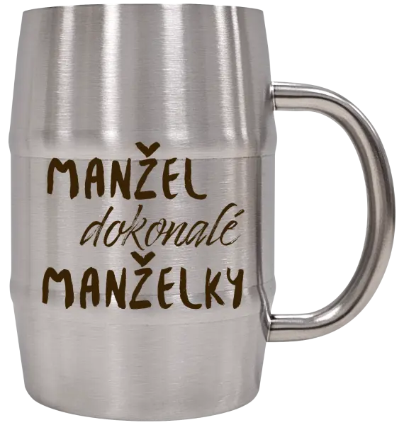 Nerezový chladicí půllitr Manžel dokonalé manželky