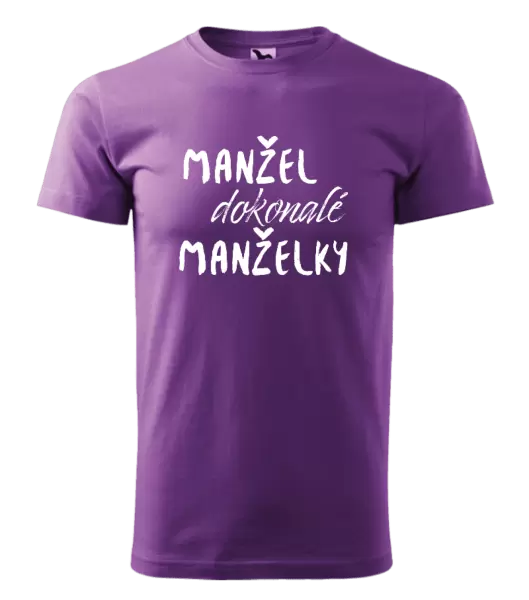 Pánské tričko Manžel dokonalé manželky
