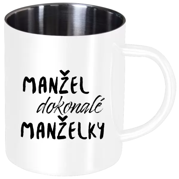 Nerezový hrnek Manžel dokonalé manželky