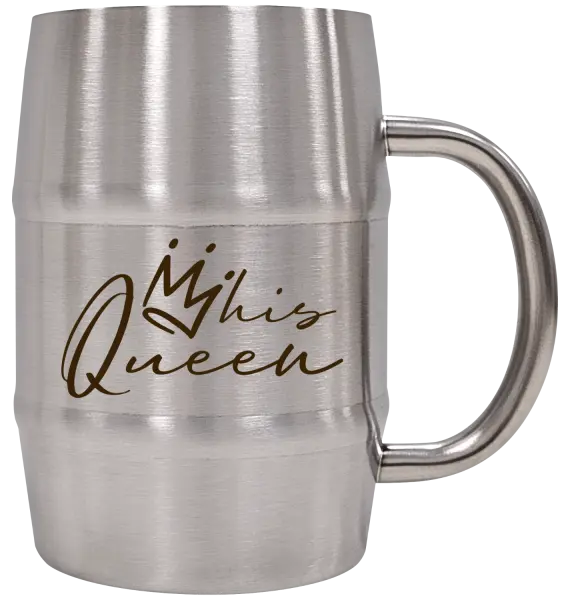 Nerezový chladicí půllitr His queen