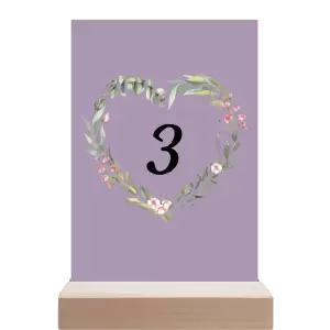 Papírové číslo stolu VENUŠE