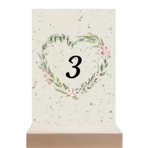 Papírové číslo stolu VENUŠE