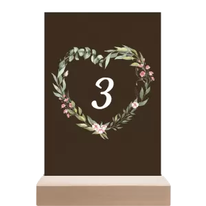 Papírové číslo stolu VENUŠE