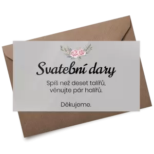 Plexi kartička dary VENUŠE