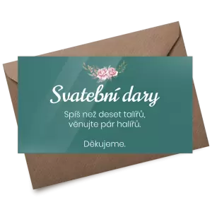 Plexi kartička dary VENUŠE