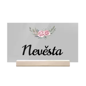 Plexi jmenovka VENUŠE