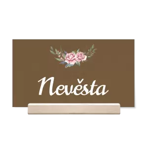 Papírová jmenovka VENUŠE