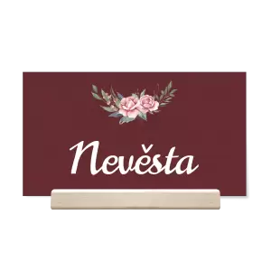 Papírová jmenovka VENUŠE