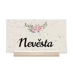 Papírová jmenovka VENUŠE