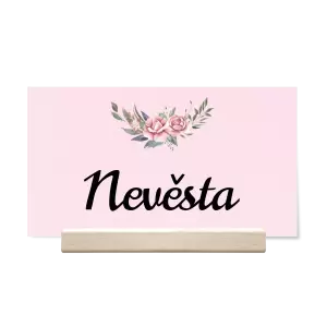 Papírová jmenovka VENUŠE