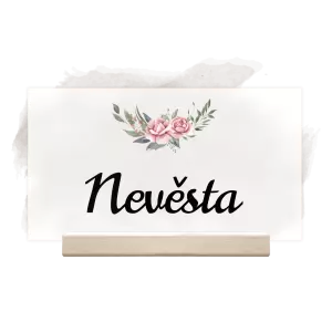 Plexi jmenovka VENUŠE