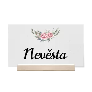 Papírová jmenovka VENUŠE